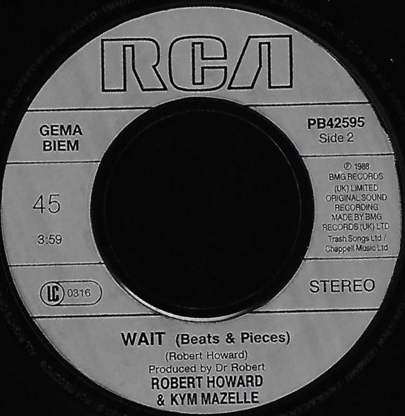 Dr. Robert, Kym Mazelle - Wait! tweedehands 7 inch LP bij Run4Records