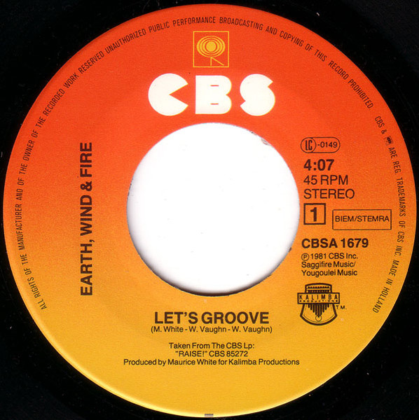 Earth, Wind & Fire - Let's Groove tweedehands 7 inch LP bij Run4Records