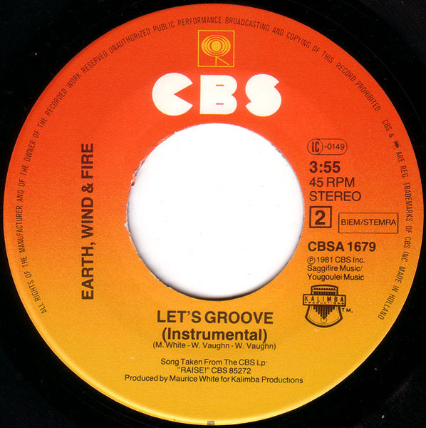 Earth, Wind & Fire - Let's Groove tweedehands 7 inch LP bij Run4Records