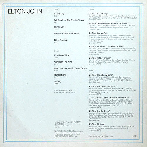 Elton John - Greatest Hits tweedehands pop LP bij Run4Records