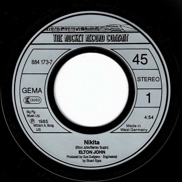 Elton John - Nikita tweedehands 7 inch LP bij Run4Records