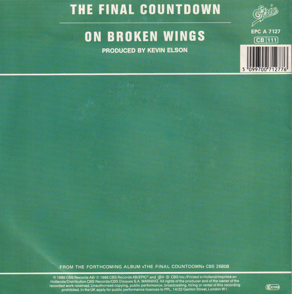 Europe (2) - The Final Countdown tweedehands 7 inch LP bij Run4Records