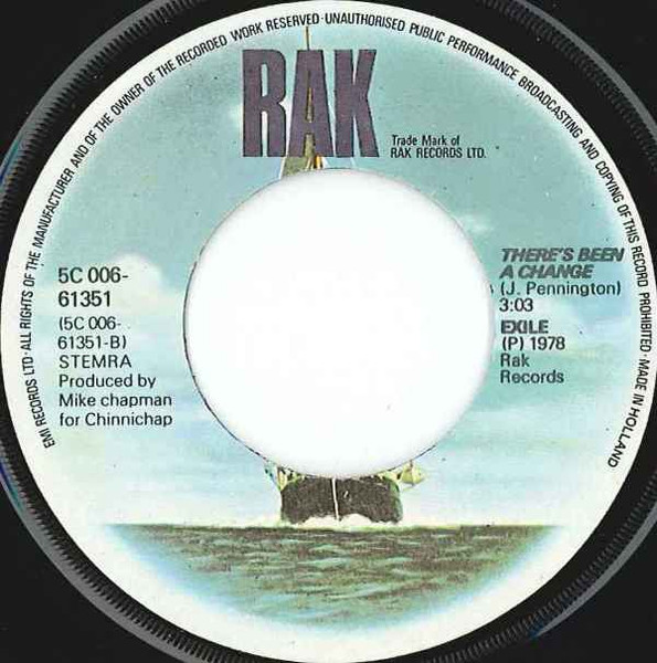 Exile (7) - Kiss You All Over tweedehands 7 inch LP bij Run4Records