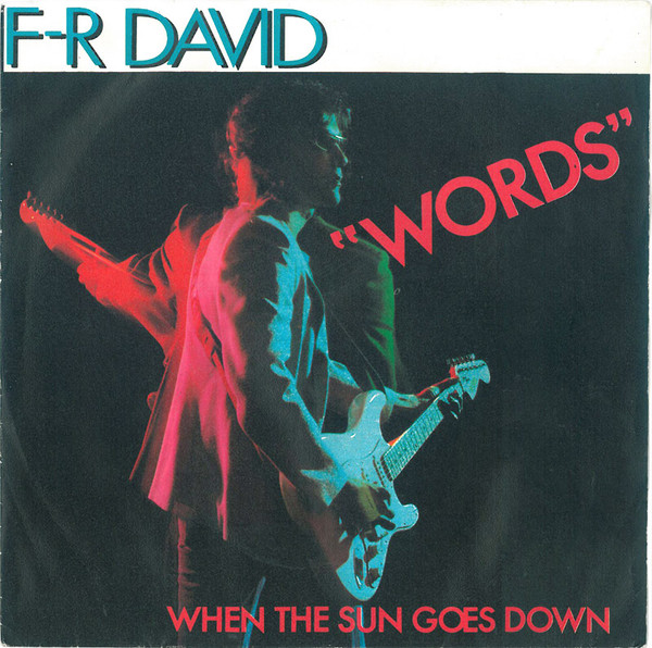 F.R. David - Words tweedehands 7 inch LP bij Run4Records