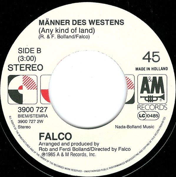 Falco - Jeanny (Part 1) tweedehands 7 inch LP bij Run4Records