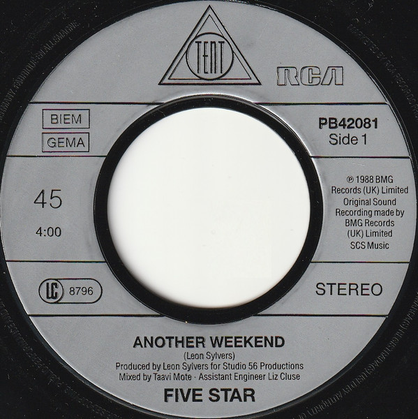 Five Star - Another Weekend tweedehands 7 inch LP bij Run4Records