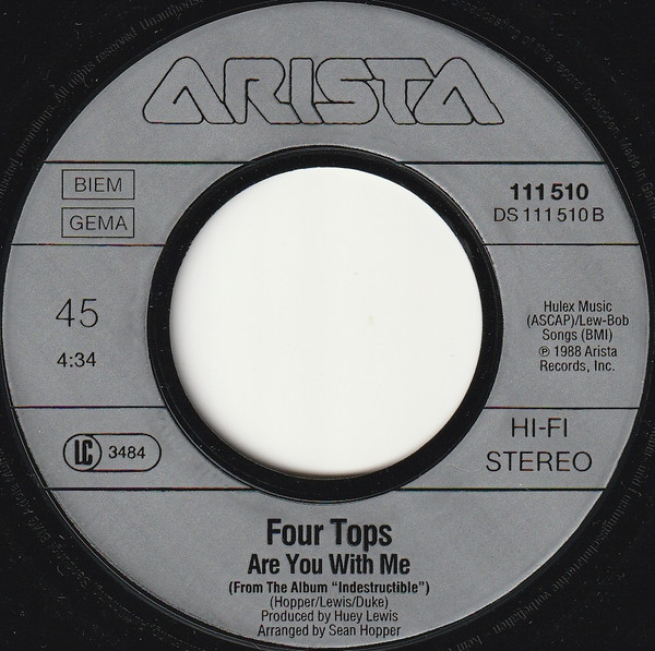 Four Tops - Indestructible tweedehands 7 inch LP bij Run4Records
