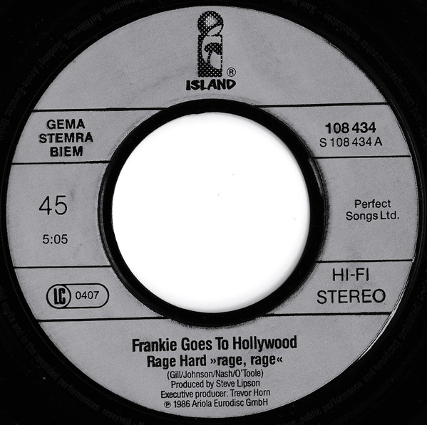 Frankie Goes To Hollywood - Rage Hard tweedehands 7 inch LP bij Run4Records