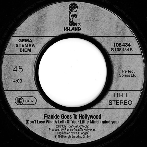 Frankie Goes To Hollywood - Rage Hard tweedehands 7 inch LP bij Run4Records