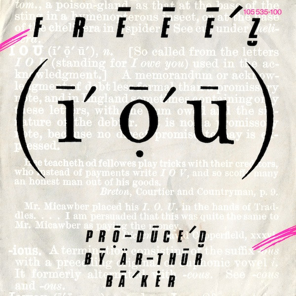 Freeez - I.O.U. tweedehands 7 inch LP bij Run4Records