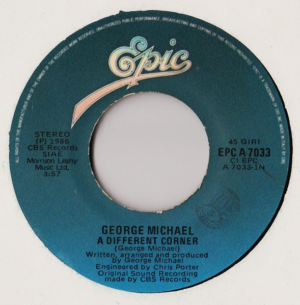 George Michael - A Different Corner tweedehands 7 inch LP bij Run4Records