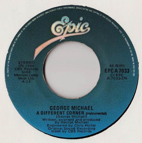 George Michael - A Different Corner tweedehands 7 inch LP bij Run4Records