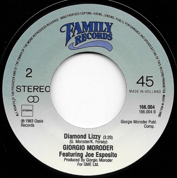Giorgio Moroder, Joe Esposito - Lady, Lady tweedehands 7 inch LP bij Run4Records