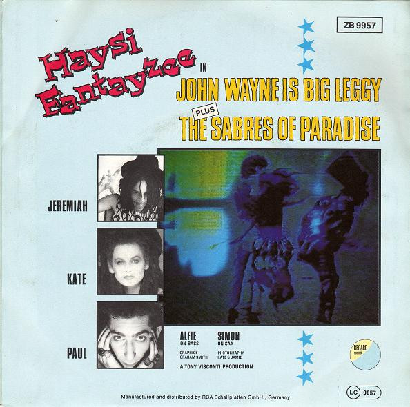 Haysi Fantayzee - John Wayne Is Big Leggy tweedehands 7 inch LP bij Run4Records