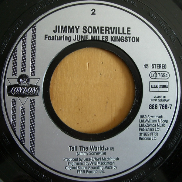 Jimmy Somerville, June Miles-Kingston - Comment Te Dire Adieu tweedehands 7 inch LP bij Run4Records
