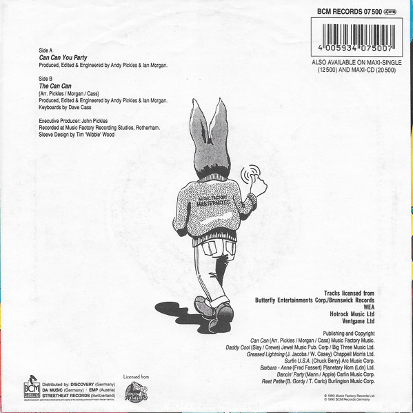 Jive Bunny And The Mastermixers - Can Can You Party tweedehands 7 inch LP bij Run4Records