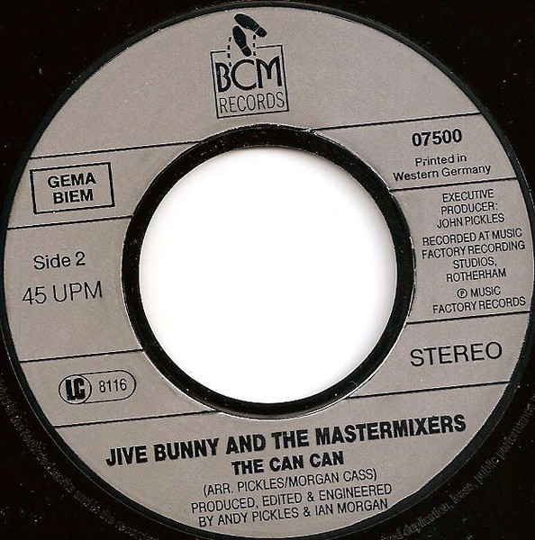 Jive Bunny And The Mastermixers - Can Can You Party tweedehands 7 inch LP bij Run4Records