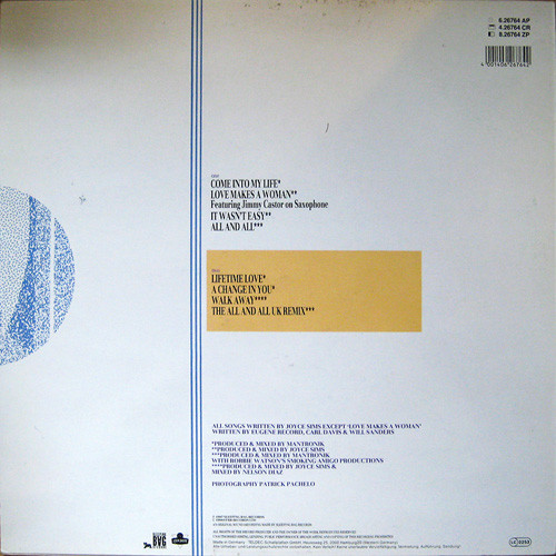 Joyce Sims - Come Into My Life tweedehands soul LP bij Run4Records