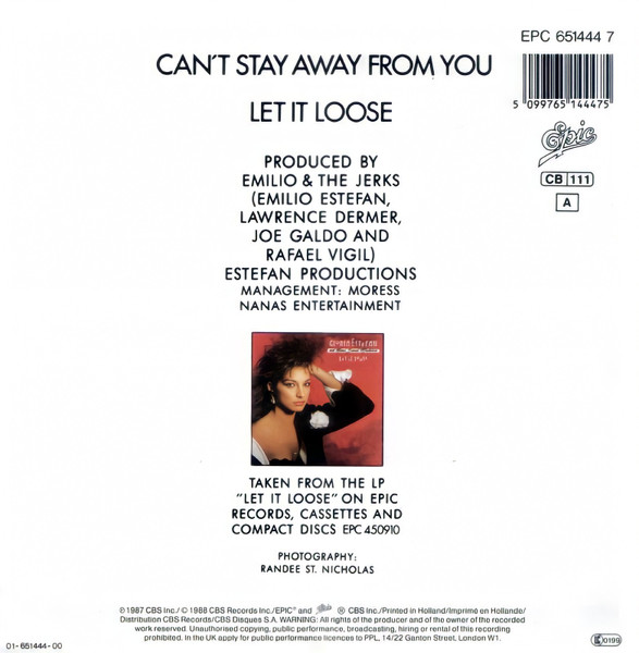 Miami Sound Machine - Can't Stay Away From You tweedehands 7 inch LP bij Run4Records