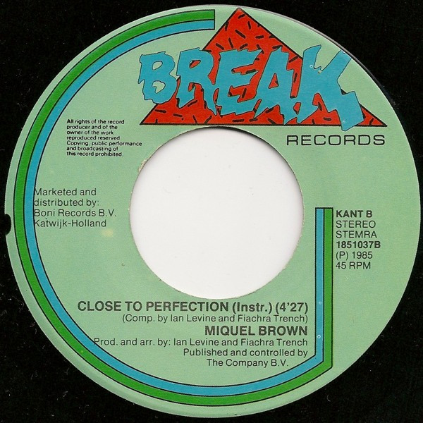 Miquel Brown - Close To Perfection tweedehands 7 inch LP bij Run4Records