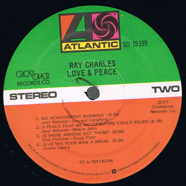 Ray Charles - Love & Peace tweedehands soul LP bij Run4Records