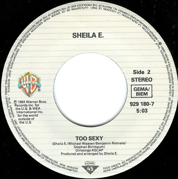 Sheila E. - The Belle Of St. Mark tweedehands 7 inch LP bij Run4Records