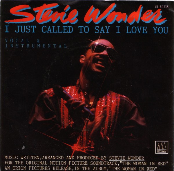 Stevie Wonder - I Just Called To Say I Love You tweedehands 7 inch LP bij Run4Records