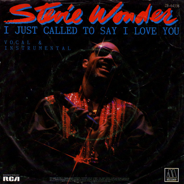 Stevie Wonder - I Just Called To Say I Love You tweedehands 7 inch LP bij Run4Records