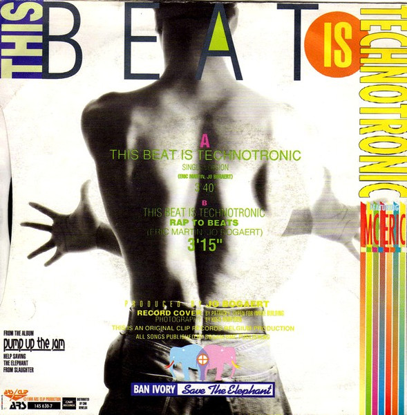 Technotronic, MC Eric - This Beat Is Technotronic tweedehands 7 inch LP bij Run4Records