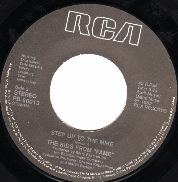 The Kids From Fame - Starmaker tweedehands 7 inch LP bij Run4Records