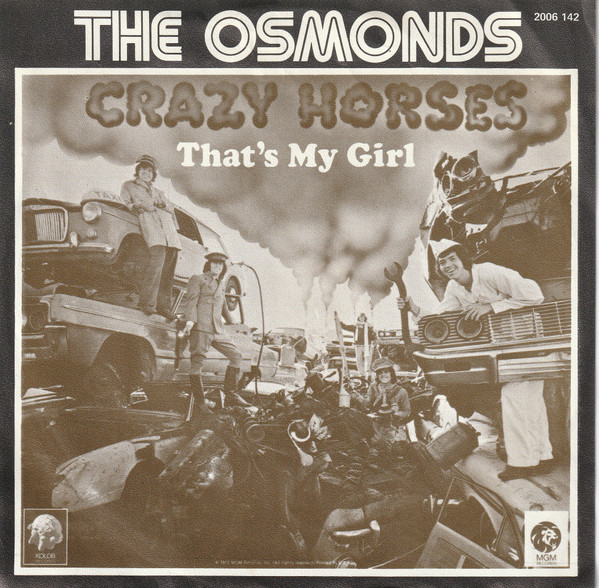 The Osmonds - Crazy Horses tweedehands 7 inch LP bij Run4Records
