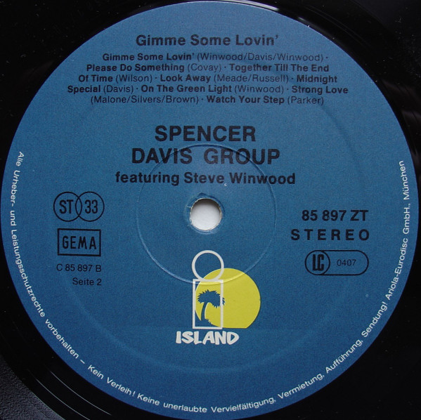 The Spencer Davis Group - Gimme Some Lovin' tweedehands pop LP bij Run4Records