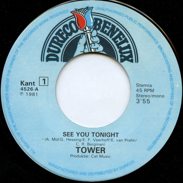 Tower (3) - See You Tonight tweedehands 7 inch LP bij Run4Records