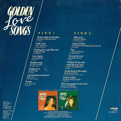 Various - Golden Love Songs Vol. 1 tweedehands verzamel LP bij Run4Records