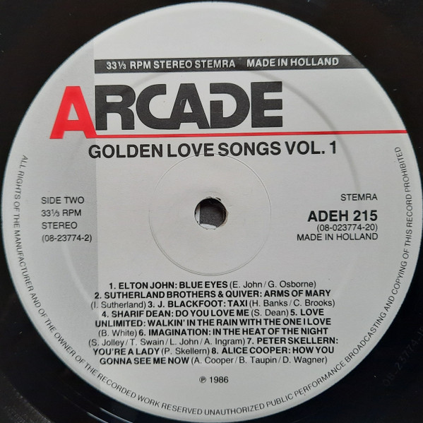 Various - Golden Love Songs Vol. 1 tweedehands verzamel LP bij Run4Records
