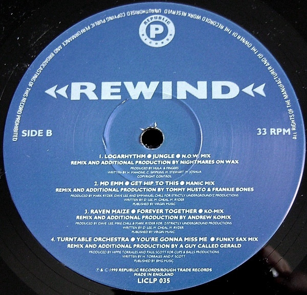 Various - Rewind tweedehands house LP bij Run4Records