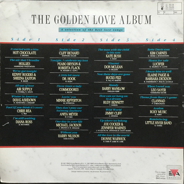 Various - The Golden Love Album tweedehands verzamel LP bij Run4Records