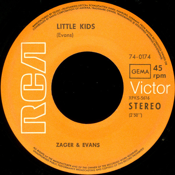 Zager & Evans - In The Year 2525 tweedehands 7 inch LP bij Run4Records