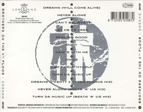 2 Brothers On The 4th Floor - Dreams tweedehands pop LP bij Run4Records