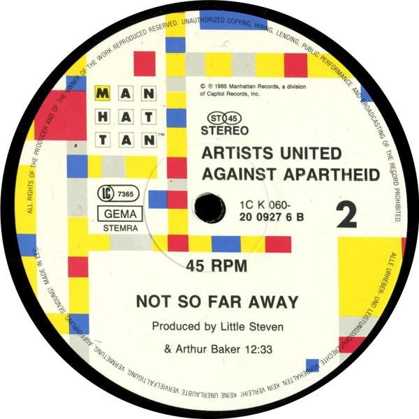 Artists United Against Apartheid - Sun City tweedehands rock LP bij Run4Records