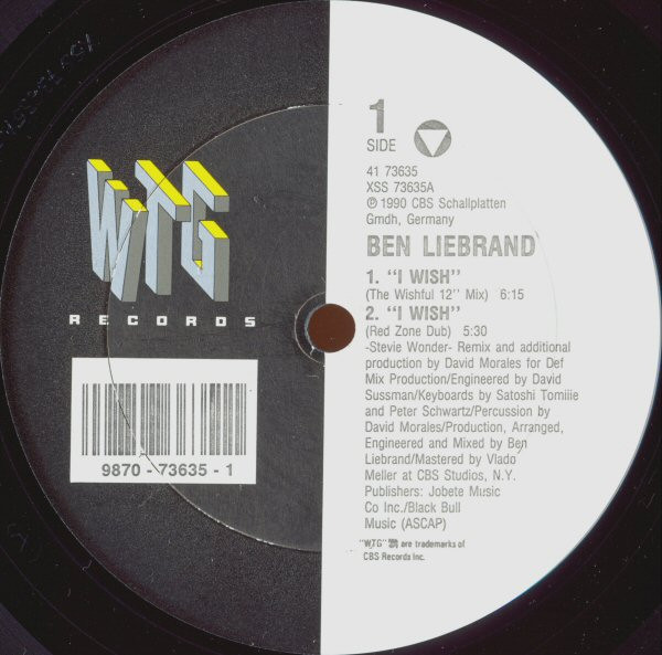 Ben Liebrand - I Wish tweedehands house LP bij Run4Records