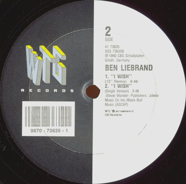 Ben Liebrand - I Wish tweedehands house LP bij Run4Records