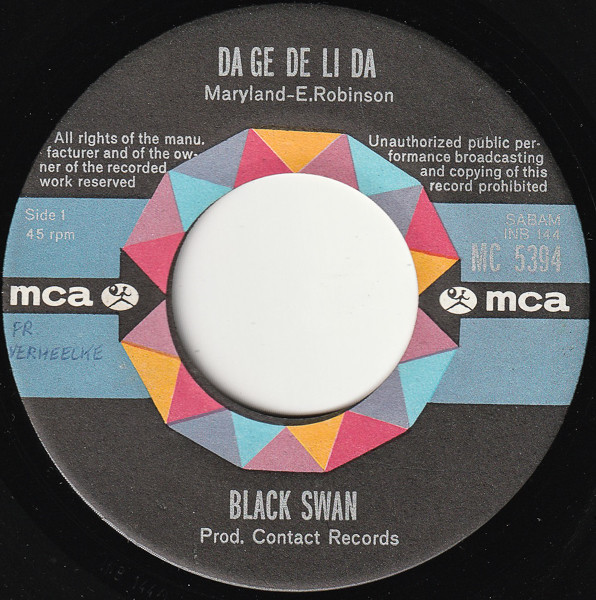 Black Swan - Da Ge De Li Da tweedehands 7 inch LP bij Run4Records