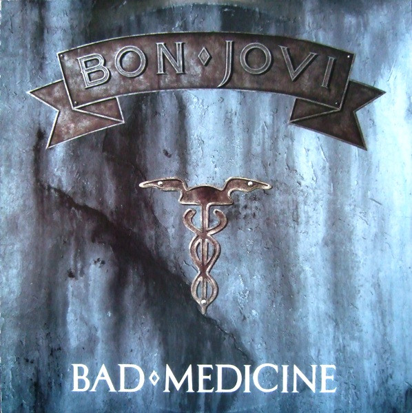 Bon Jovi - Bad Medicine tweedehands rock LP bij Run4Records