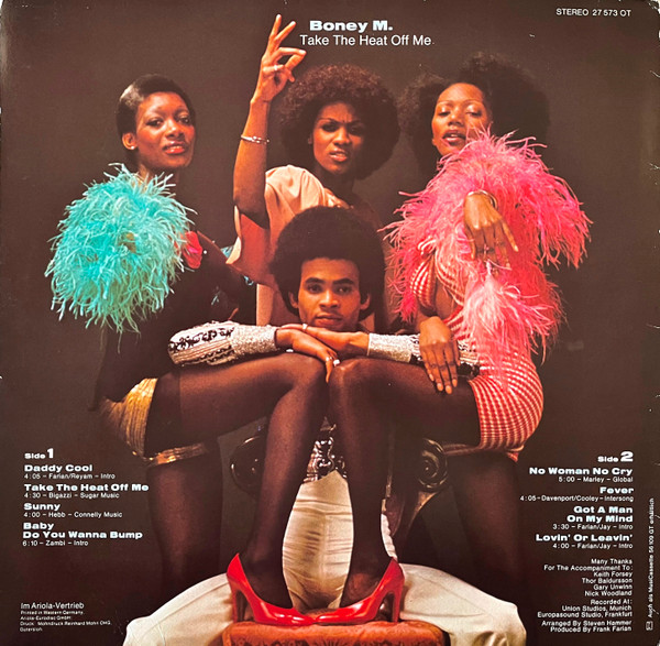 Boney M. - Take The Heat Off Me tweedehands reggae LP bij Run4Records