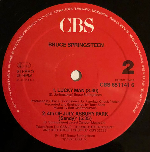Bruce Springsteen - Brilliant Disguise tweedehands rock LP bij Run4Records