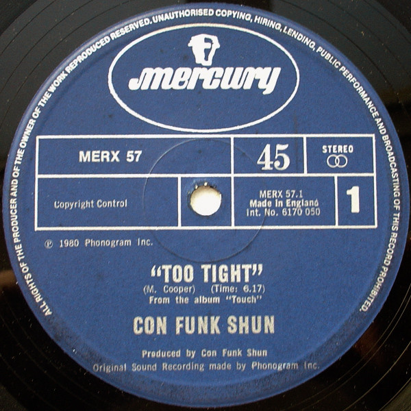 Con Funk Shun - Too Tight / Play Widit tweedehands soul LP bij Run4Records