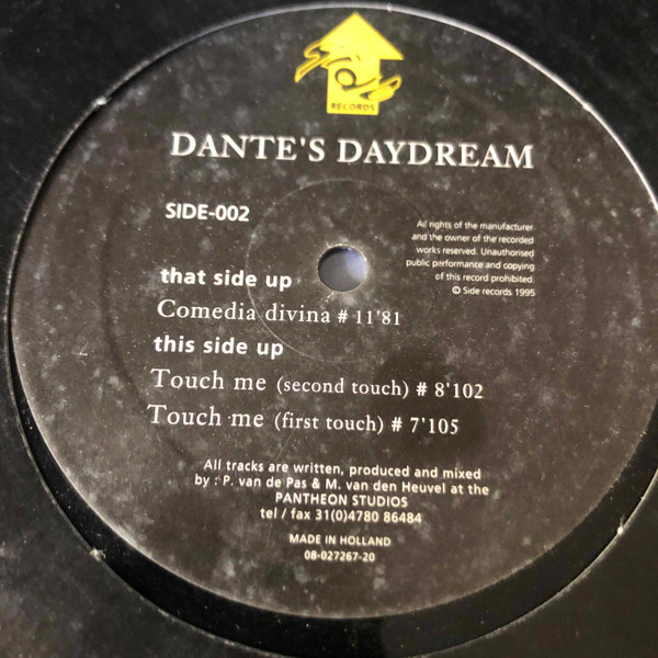 Dante's Daydream - Comedia Divina tweedehands house LP bij Run4Records