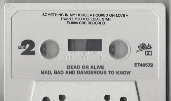 Dead Or Alive - Mad, Bad And Dangerous To Know tweedehands cassette LP bij Run4Records