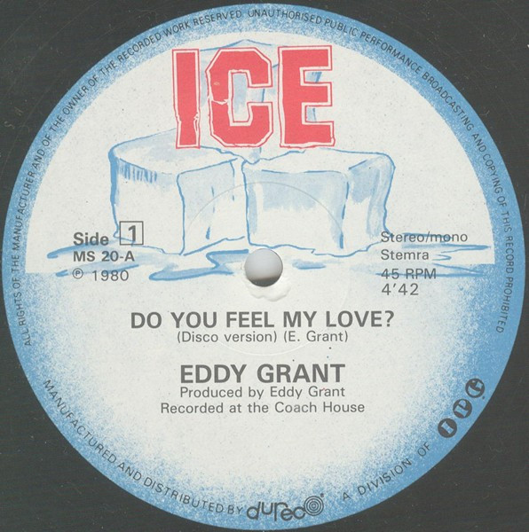 Eddy Grant - Do You Feel My Love? tweedehands reggae LP bij Run4Records
